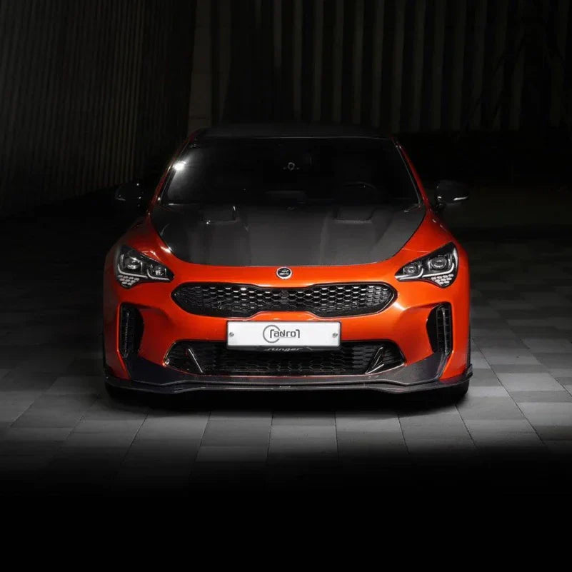 KIA STINGER CARBON FIBER LOWER FRONT LIP V2
