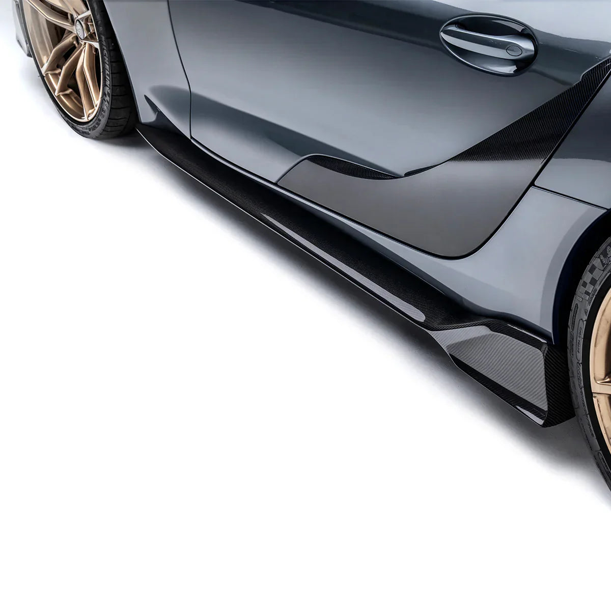 TOYOTA GR SUPRA CARBON FIBER SIDE SKIRTS V1