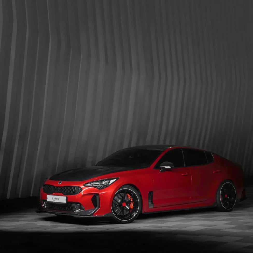 KIA STINGER CARBON FIBER LOWER FRONT LIP V2