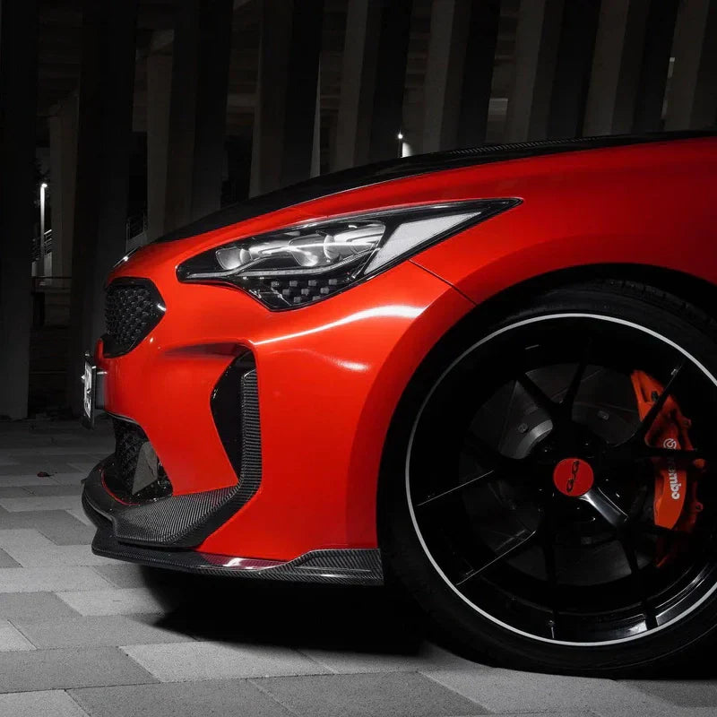 KIA STINGER CARBON FIBER LOWER FRONT LIP V2