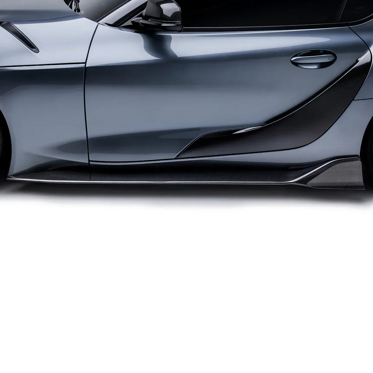 TOYOTA GR SUPRA CARBON FIBER SIDE SKIRTS V1