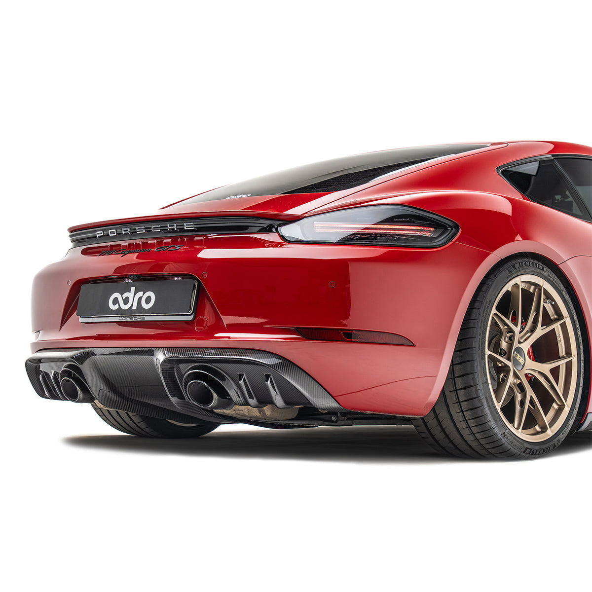 PORSCHE 718 PREPREG REAR DIFFUSER