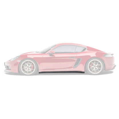 PORSCHE 718 PREPREG SIDE SKIRTS