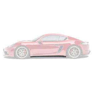 PORSCHE 718 PREPREG SIDE SKIRTS