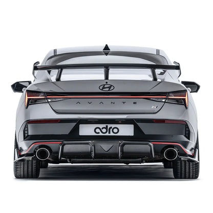 HYUNDAI ELANTRA N PE CARBON FIBER REAR DIFFUSER