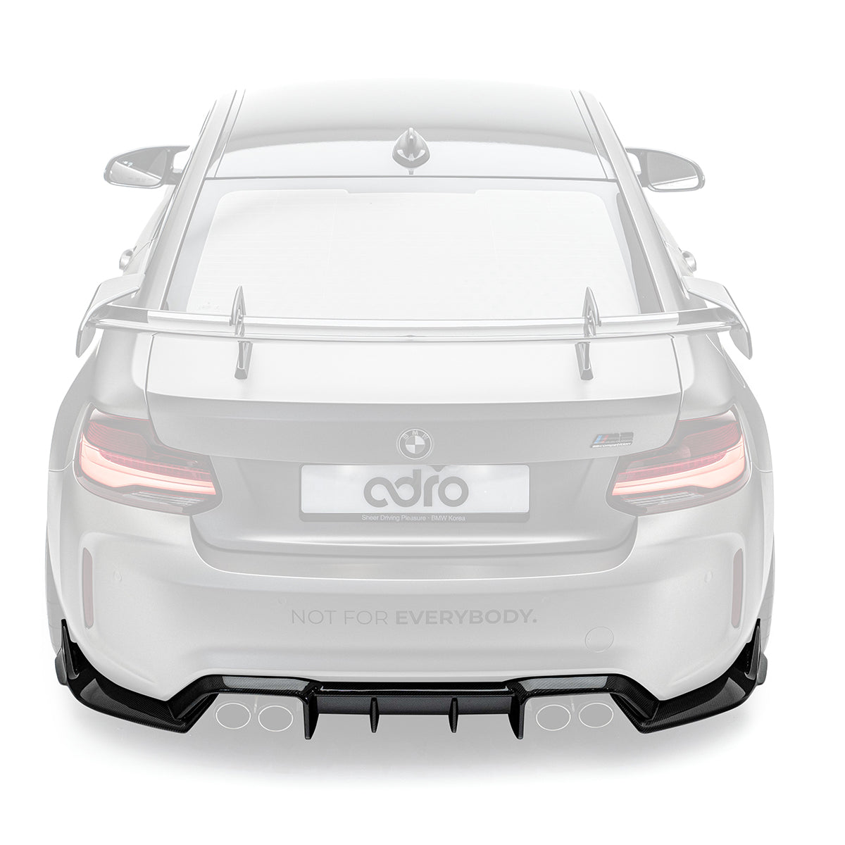 BMW F87 M2 CARBON FIBER REAR DIFFUSER – adro | Not for Everybody