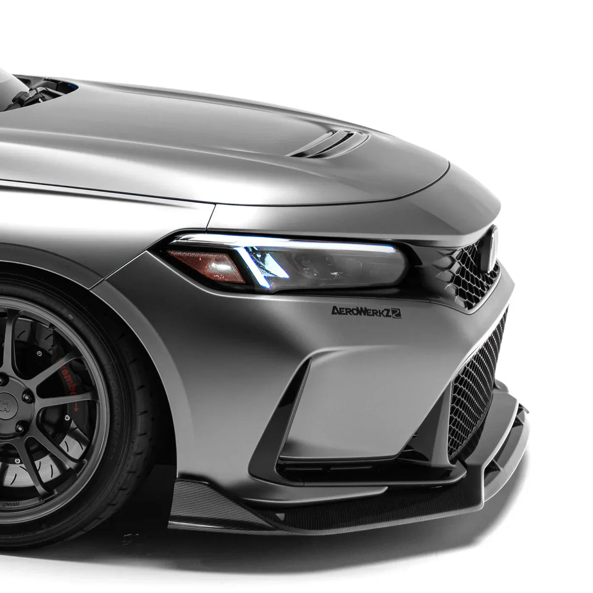 Aerodynamics Type R ADRO Honda Civic Type R FL5 Front Lip | Carbon Fiber Aerodynamics ...