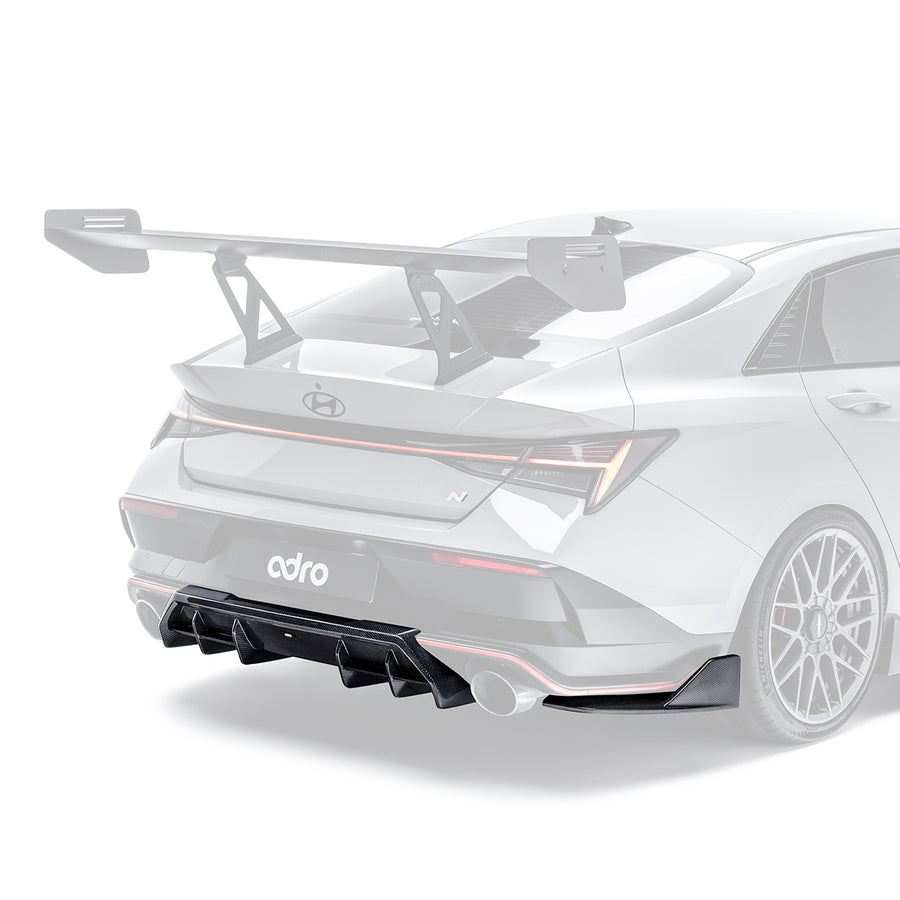 HYUNDAI ELANTRA N (FINAL EDITION) CARBON FIBER REAR DIFFUSER