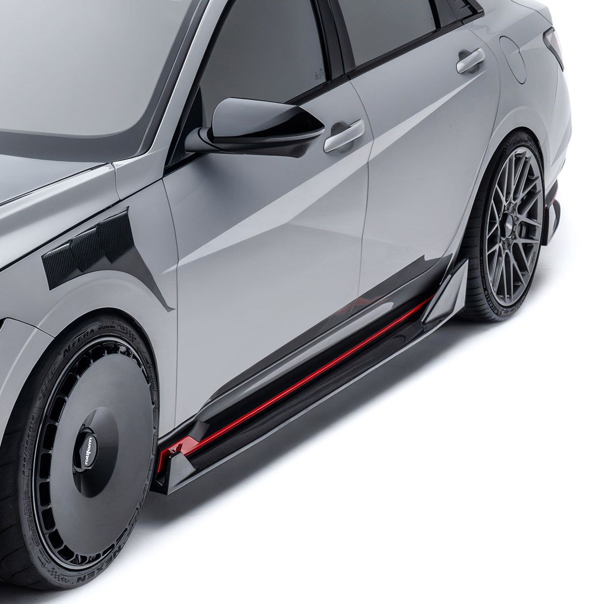 HYUNDAI ELANTRA N (FINAL EDITION) CARBON FIBER SIDE SKIRTS