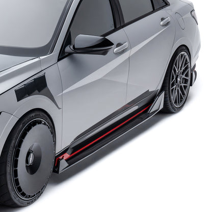 HYUNDAI ELANTRA N (FINAL EDITION) CARBON FIBER SIDE SKIRTS