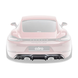 PORSCHE 718 PREPREG REAR DIFFUSER