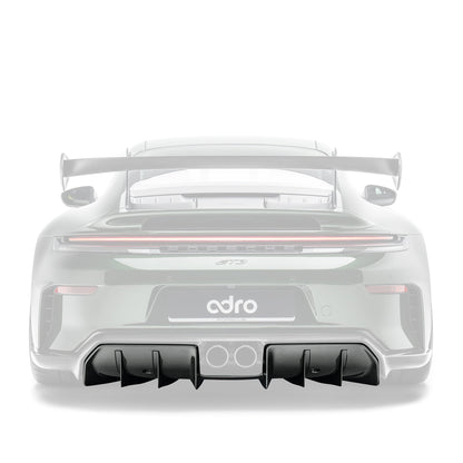 PORSCHE 992.2 GT3 PREPREG CARBON FIBER REAR DIFFUSER