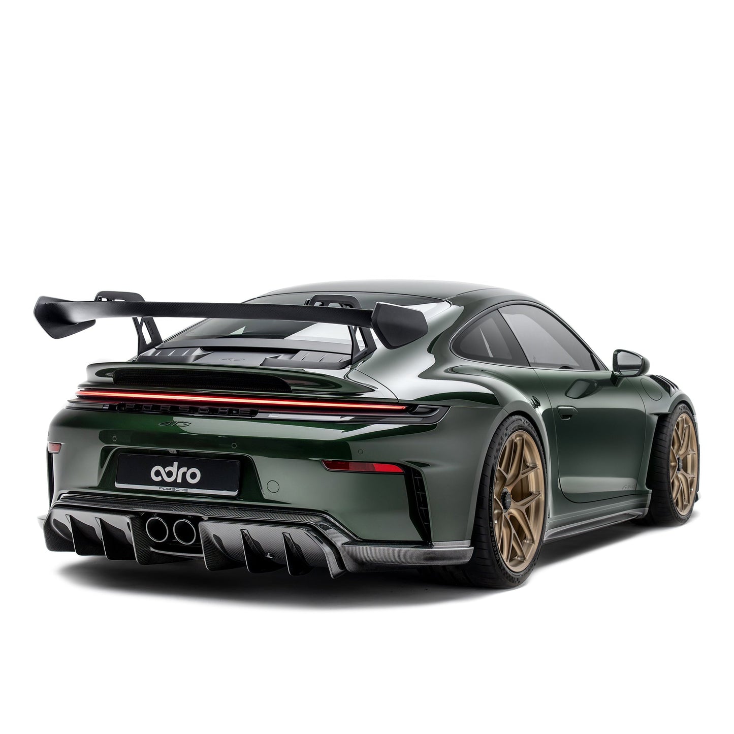 PORSCHE 992.2 GT3 PREPREG CARBON FIBER REAR DIFFUSER
