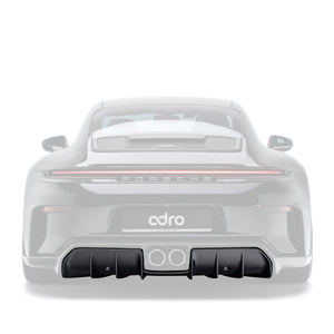 PORSCHE 992.2 GT3 TOURING PREPREG CARBON FIBER REAR DIFFUSER