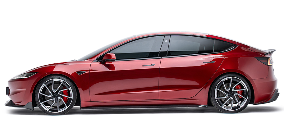 TESLA MODEL 3 HIGHLAND & PERFORMANCE CARBON FIBER SIDE SKIRTS