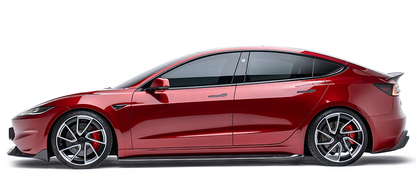 TESLA MODEL 3 HIGHLAND & PERFORMANCE CARBON FIBER SIDE SKIRTS