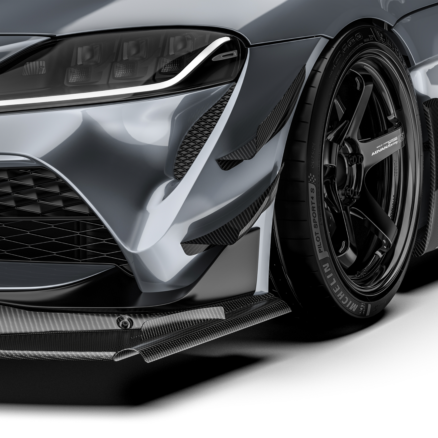 TOYOTA GR SUPRA ARD PREPREG CANARDS (STOCK BUMPER)